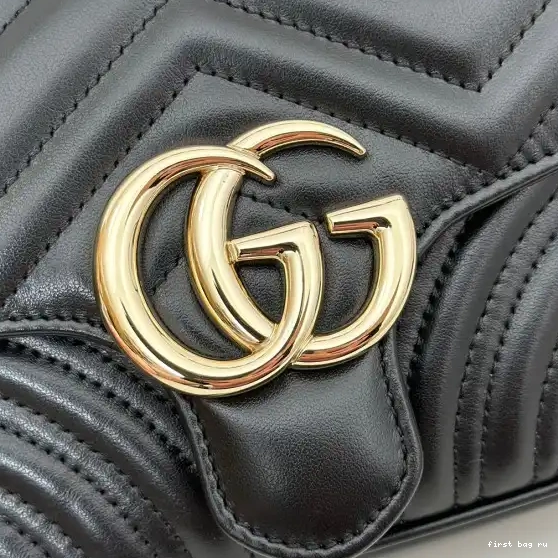 Firstbag ru Marmont top GUCCI mini handle bag-17*13*6CM GG 0707